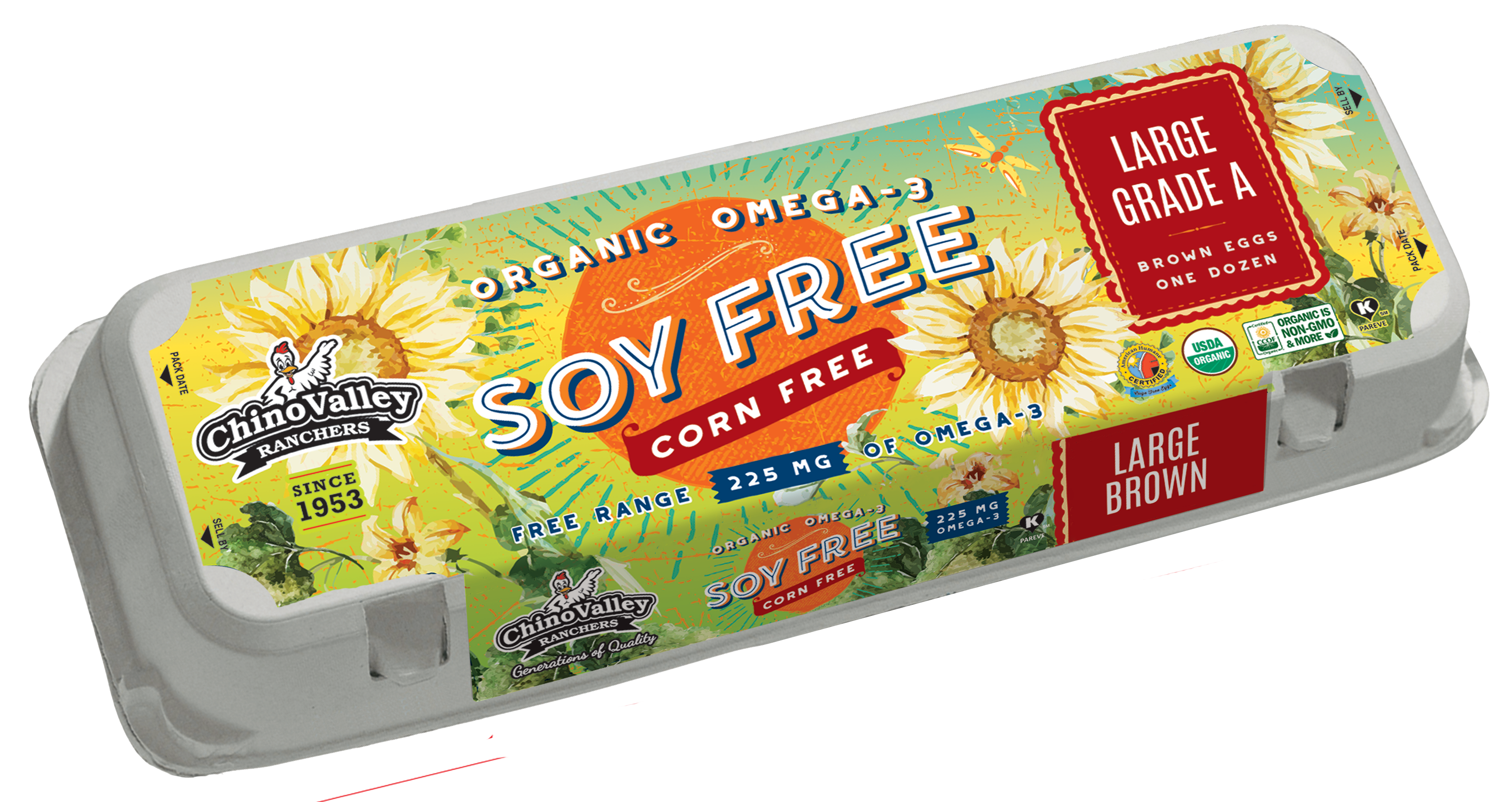 Organic Omega-3 Soy Free Eggs